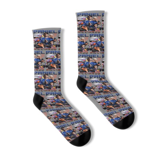 Discover Daniel Ricciardo McLaren Racing 90s Vintage Bootleg Unisex Rap Socks