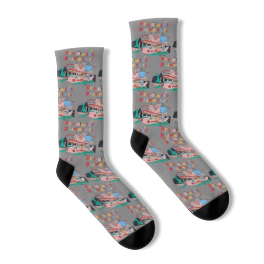 Discover Funny Vintage Pee Wee's Playhouse Socks, Vintage 90s Pee Wee Herman Socks