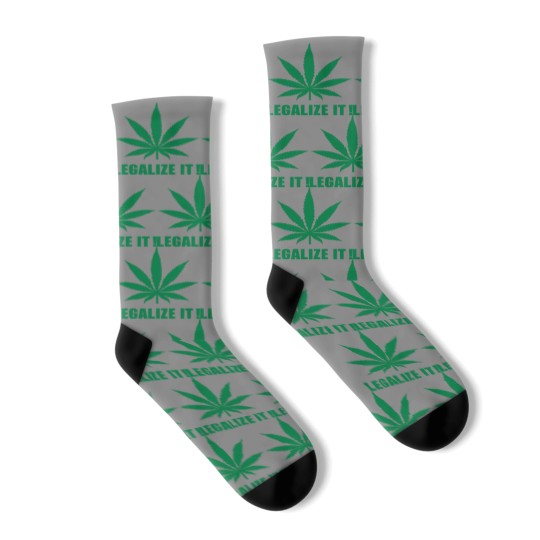Discover Marijuana Legalize it Socks