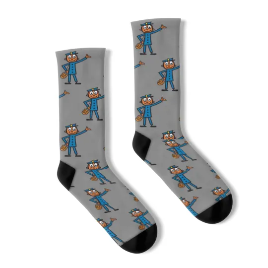 Discover Mr. ZIP, Zippy Stickers Socks