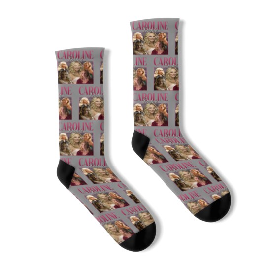 Discover Caroline Forbes Vintage Washed Socks, Actress Graphic Unisex Socks