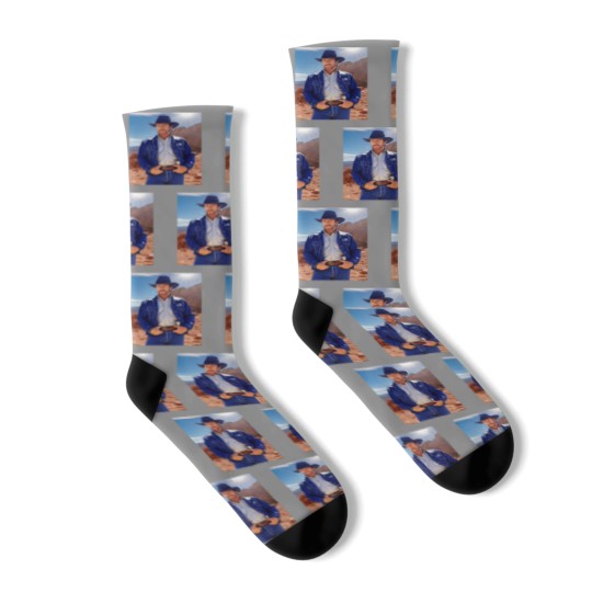 Discover Chuck Norris Texas Ranger Premium Scoop Socks