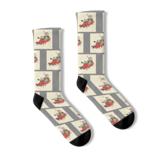 Discover Babar in a car Socks