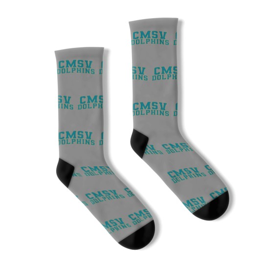 Discover College of Mount Saint Vincent Dolphins 01 Socks