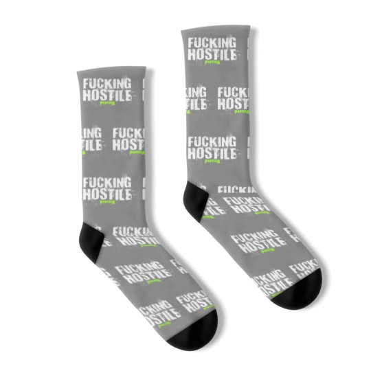 Discover Mayhem Skull  Fing Hostile Socks