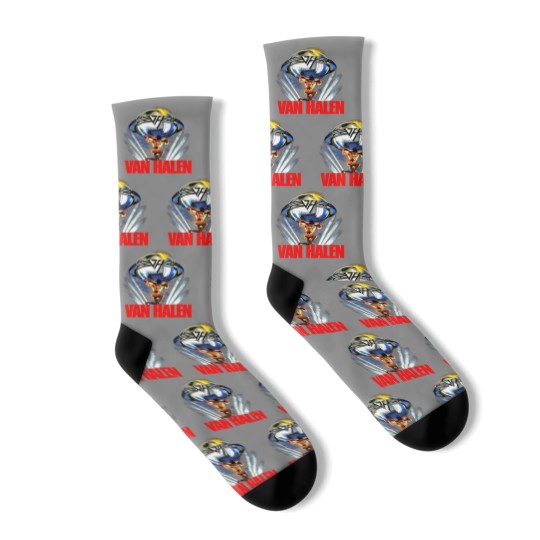 Discover Vintage van 5150 86 tour paper thin Socks