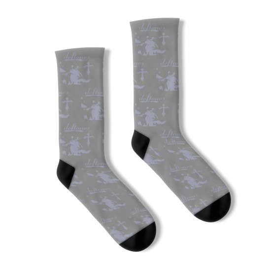 Discover Deftone Band Tour Socks, Deftone The Fur Vintage Socks