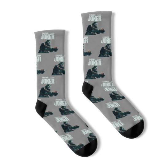 Discover Joker 2 Folie Deux 2024 Movie Socks, Ld ga and Joaquin Phoenix Socks