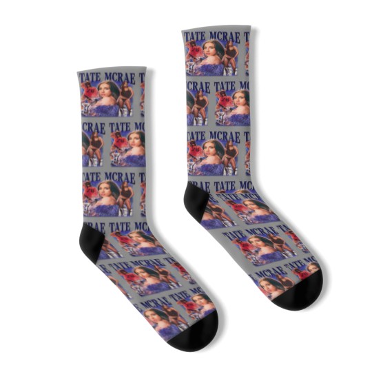 Discover Tate Mcrae Socks, Vintage Music Socks