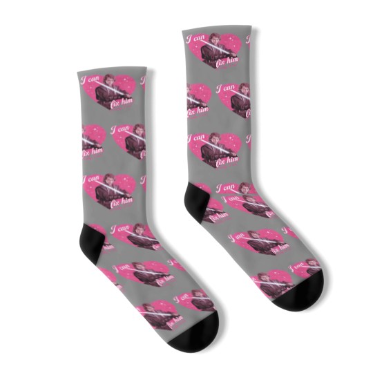 Discover I Can Fix Him (No Really I Can) Anakin Socks, Skywalker Socks