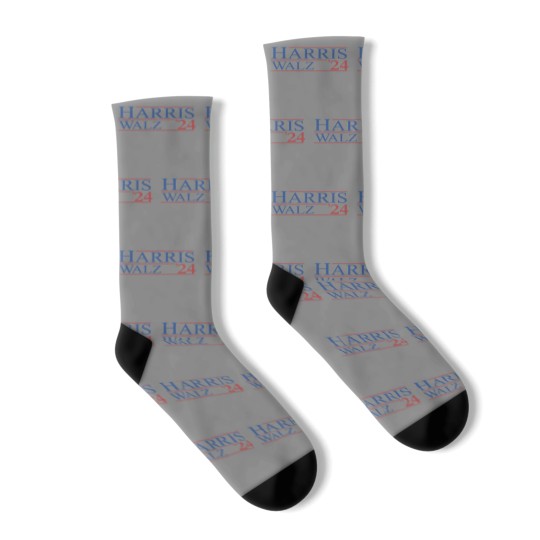 Discover Harris Walz 2024 Socks, Madam President Socks, Kamala Rally Socks