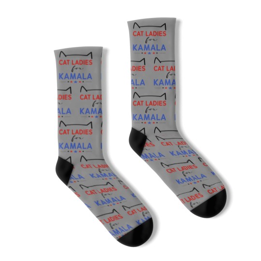 Discover Kamala Cat Lady Socks