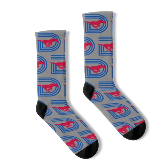 Discover SMU Triple D Logo Socks