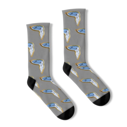 Discover Salvador Dali The Persistence Of Memory Socks