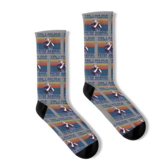 Discover I'm Old But I Saw Peter Gabriel On Stage Socks