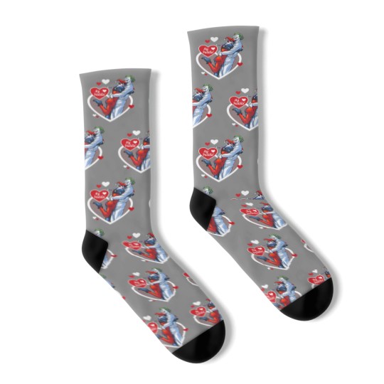 Discover Harley Quinn My Puddin Socks