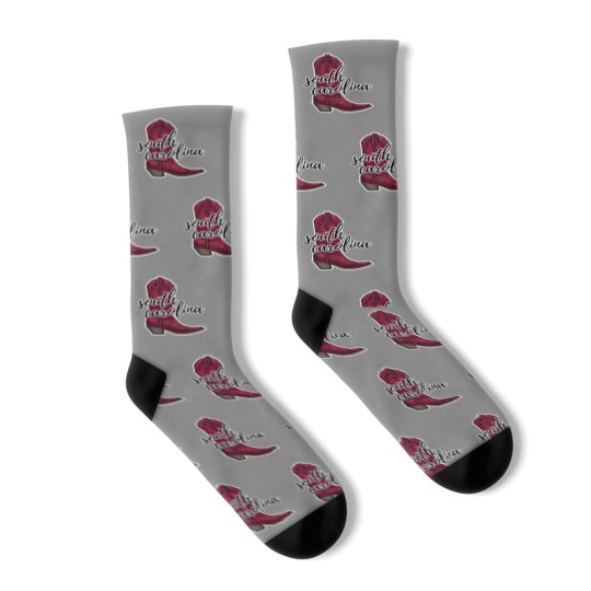 Discover University of South Carolina cowboy boot 1 Socks