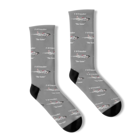 Discover Vought F-8 Crusader Socks