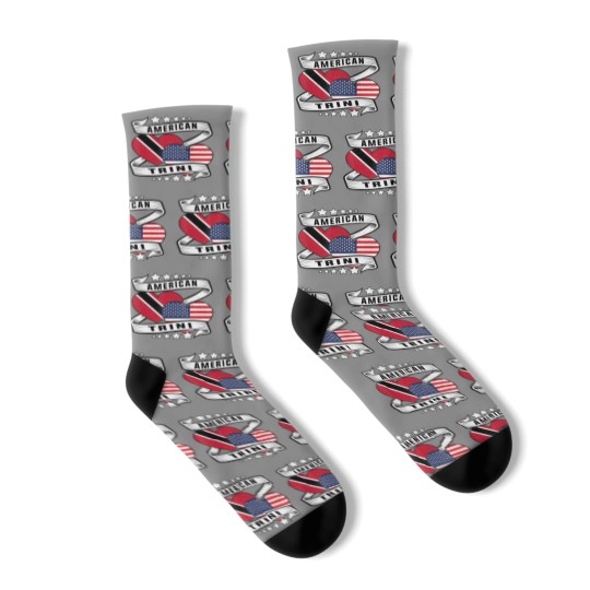 Discover trinidad american flag trini half trinidad and half american Socks