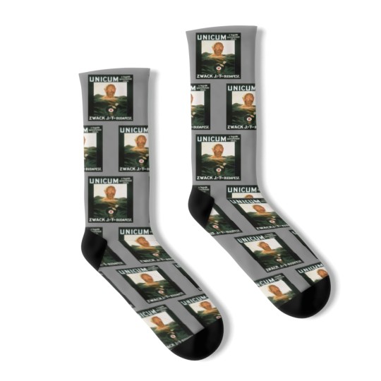 Discover Zwack Unicum drowning man Socks