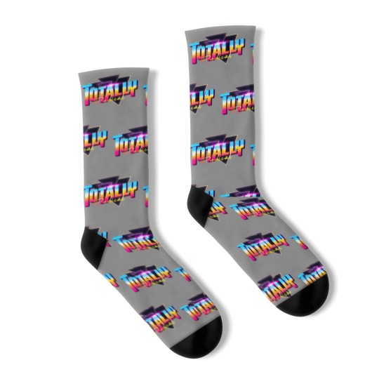 Discover Totally Radical 80s Synthwave Outrun Socks