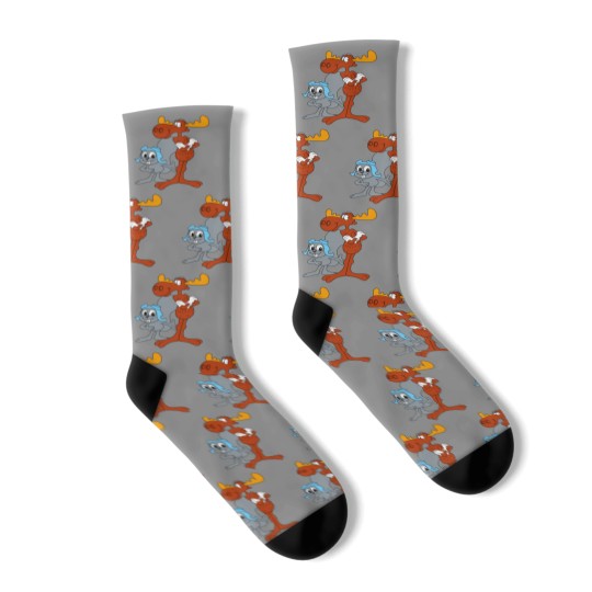 Discover Rocky and Bullwinkle Socks