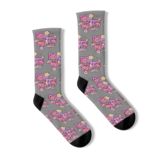 Discover Fat Nugget Valentine Hazbin Hotel Essential Socks, Helluva Boss Sweaters