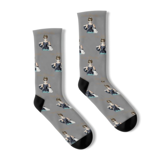 Discover Breakfast at Tiffany's Socks
