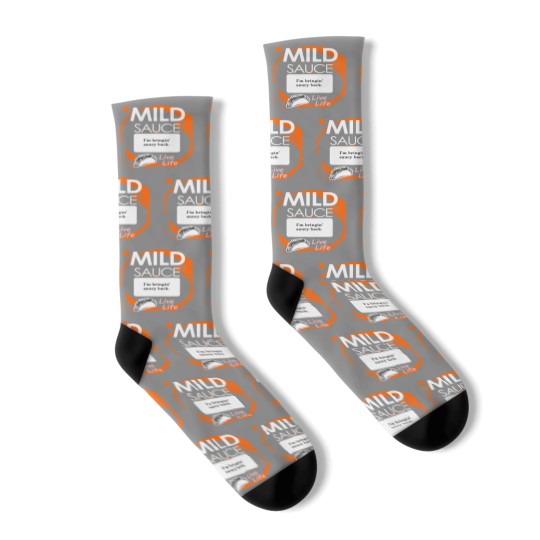 Discover Taco Sauce Mild Halloween Socks