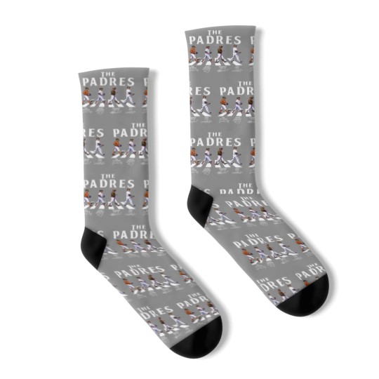 Discover The Padres Walking Abbey Road Signatures Baseball Socks, Kim Ha-Seong, Manny Machado, FRD Tatis JR.
