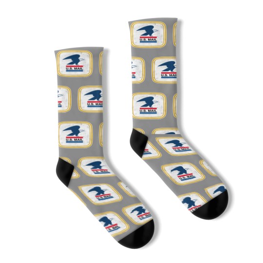 Discover Postal Service- US Mail Seal Pullover Socks