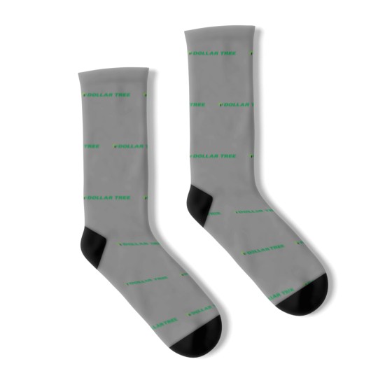 Discover Dollar Tree Logo Socks
