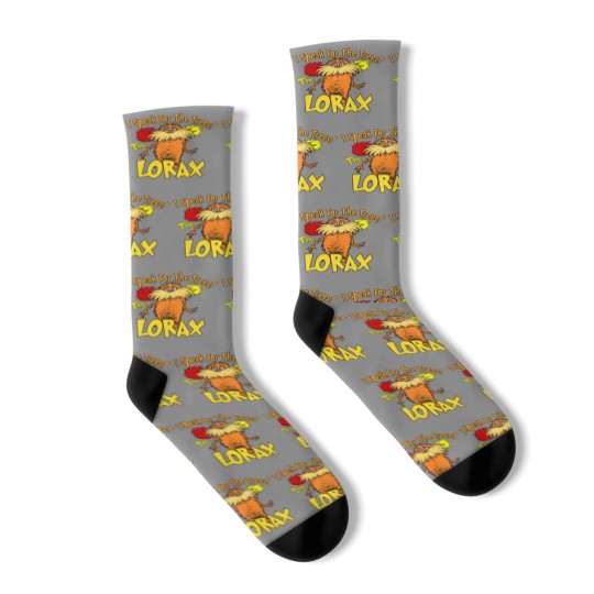 Discover I Speak For The Trees The Lorax Socks, Dr Seuss Socks, Reading Day Lover Socks