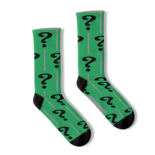 Discover The Riddler Graphic Socks
