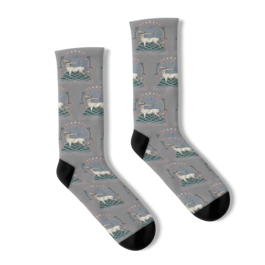 Discover Sagittarius Zodiac Vintage Socks, Celestial Sagittarius Socks