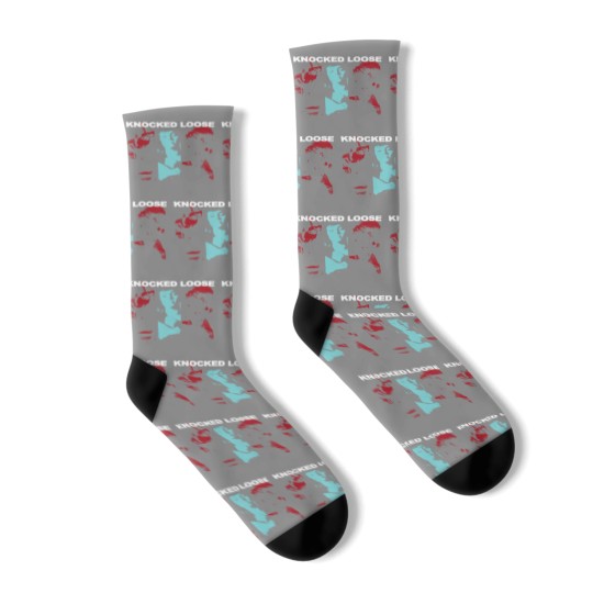 Discover Knocked Loose Merch Knocked Loose Happiness Socks Socks