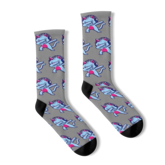 Discover Gravycatman Cat Dab Socks
