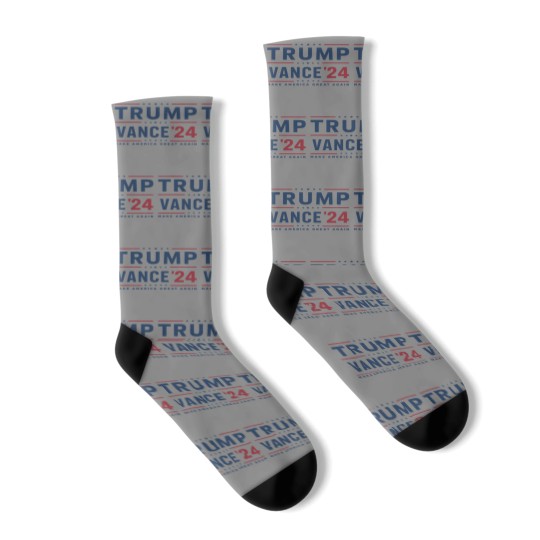 Discover Trump 2024 Socks, Trump Vance 24 Socks, President Trump, JD Vance Socks