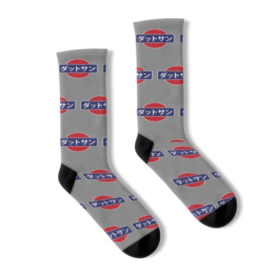 Discover DATSUN Japanese Logo Socks
