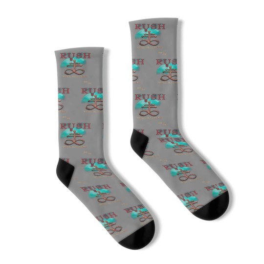 Discover Vintage 10/11 Rush Time Machine Tour Socks