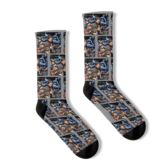 Discover Vintage Roman Reigns Bootleg Style Socks, Roman Reigns