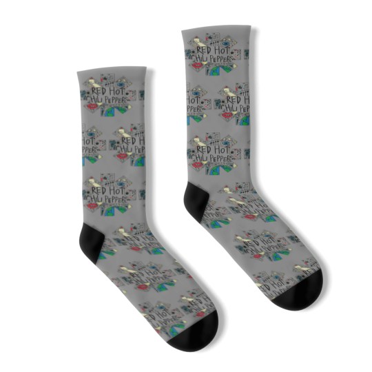 Discover Vintage Red Hot Chili Peppers Concert Socks