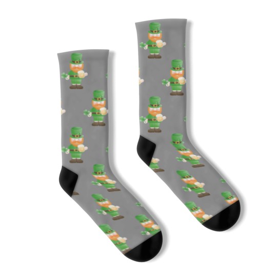 Discover StPatrick Smiling In Party Socks
