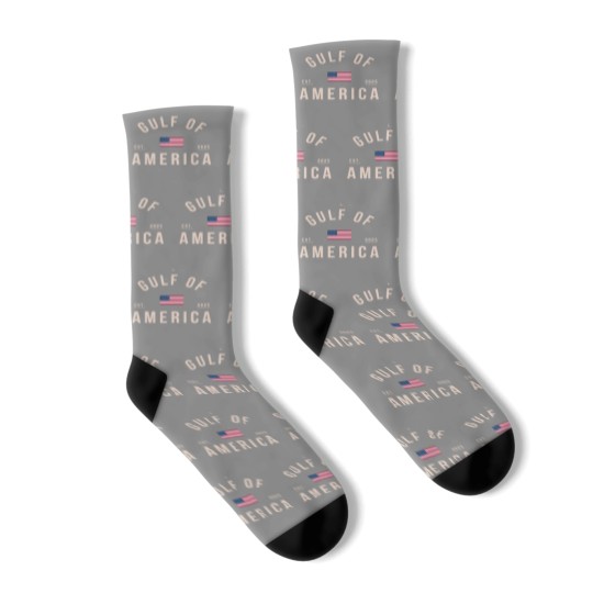Discover Gulf of America Socks,  Unisex Patriotic Socks, United States of America Socks