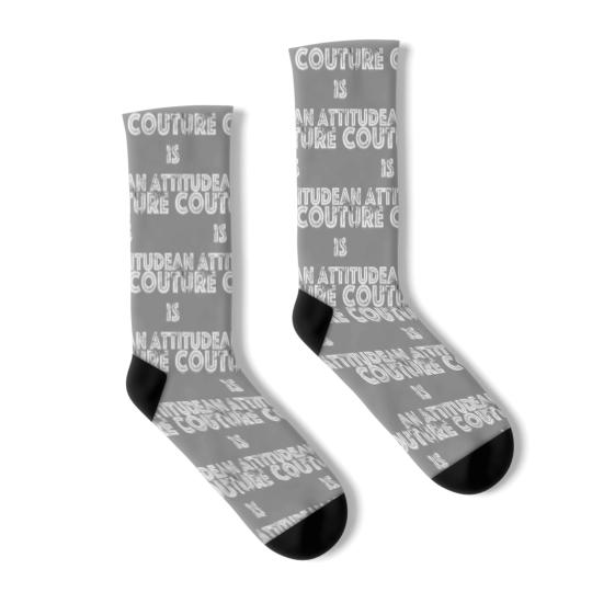 Discover Couture Is An Attitude Socks