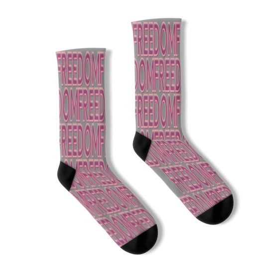 Discover Freedom People World Together Socks