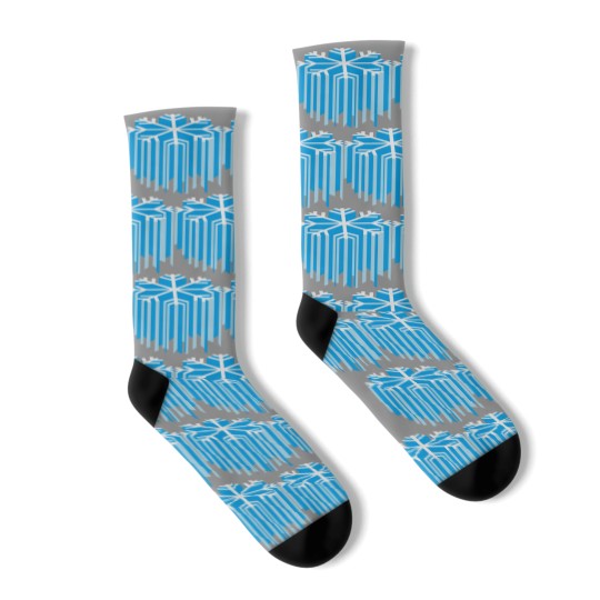 Discover Snowflake 3D Socks