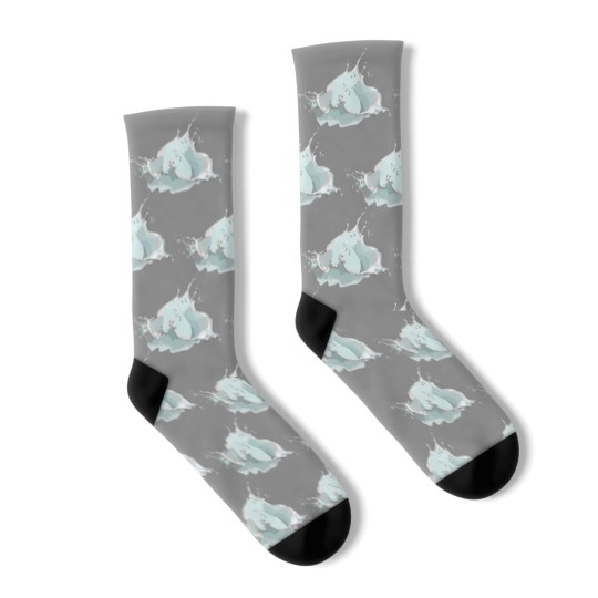 Discover Water Splash Socks