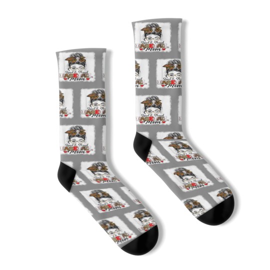 Discover Funny Messy Bun Loud Socks