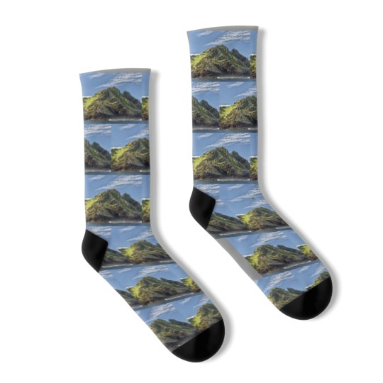 Discover Skellig Michael Ireland  Sweat Socks